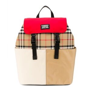 Burberry Kids signature plaid backpack